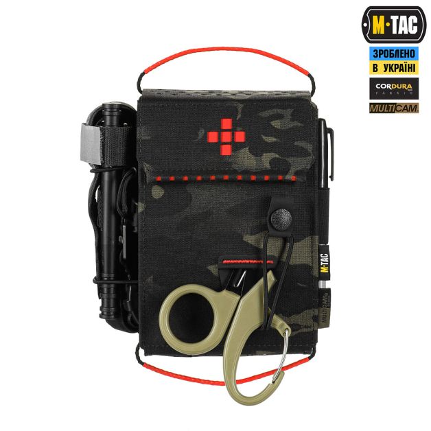 M-Tac Аптечка-вкладыш тактическая индивидуальная IFAK Elite Multicam Black