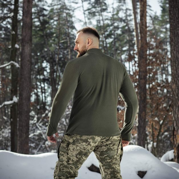 M-Tac терморубашка флис Delta Level 2 Hex Army Olive