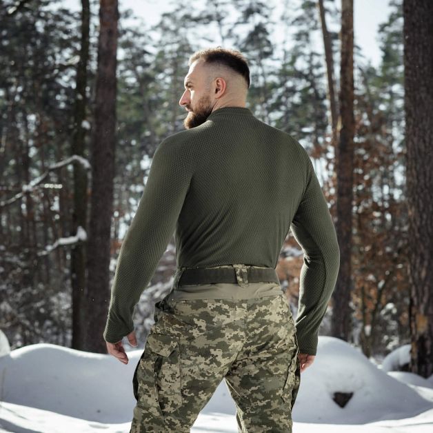 M-Tac терморубашка флис Delta Level 2 Hex Army Olive
