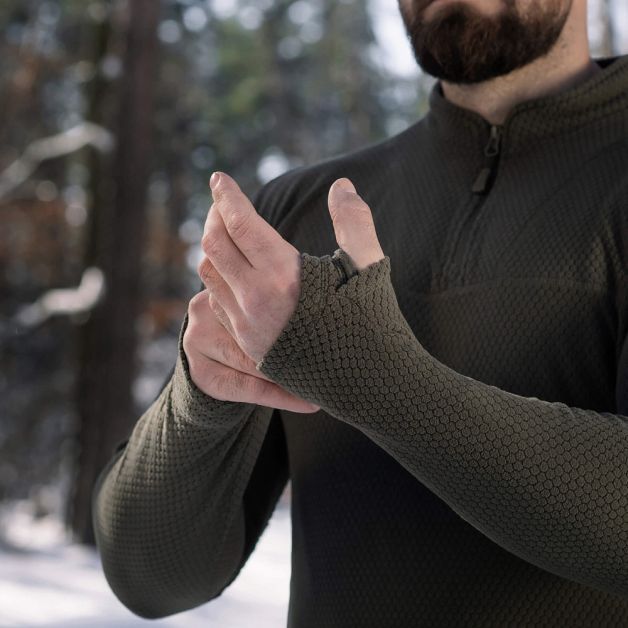 M-Tac терморубашка флис Delta Level 2 Hex Dark Olive