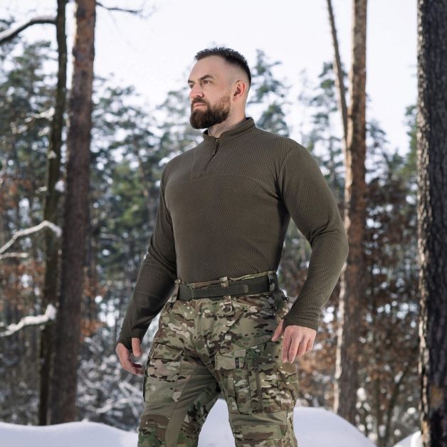 M-Tac терморубашка флис Delta Level 2 Hex Dark Olive