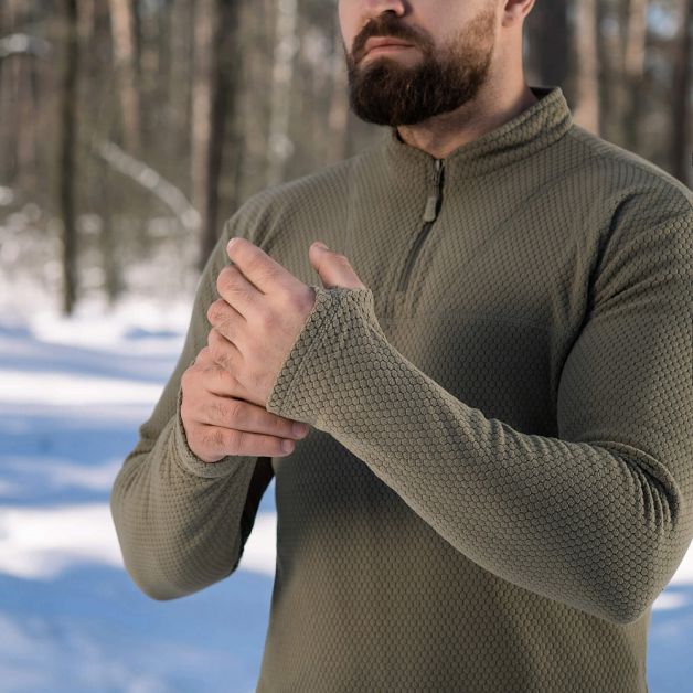 M-Tac терморубашка флис Delta Level 2 Hex Tan