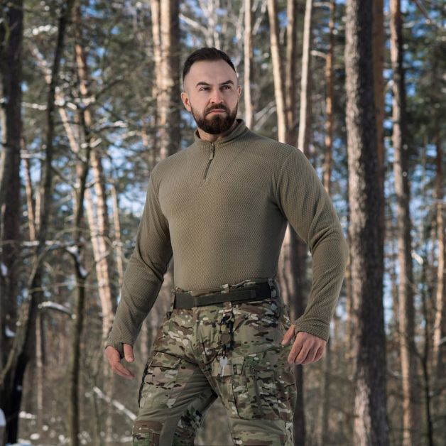 M-Tac терморубашка флис Delta Level 2 Hex Tan