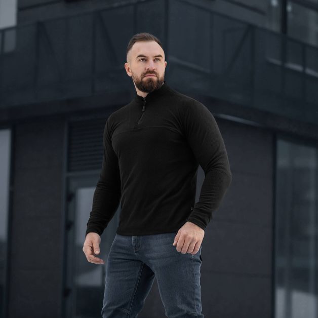M-Tac терморубашка флис Delta Level 2 Hex Black