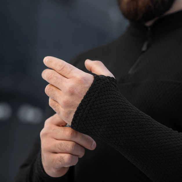 M-Tac терморубашка флис Delta Level 2 Hex Black
