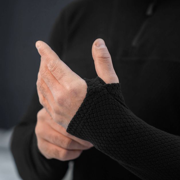 M-Tac терморубашка флис Delta Level 2 Hex Black