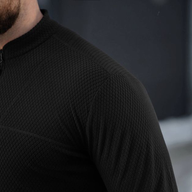 M-Tac терморубашка флис Delta Level 2 Hex Black