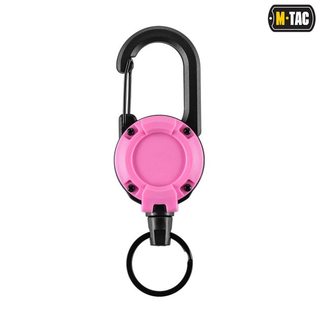 M-Tac карабин с тросиком для ключей Pink