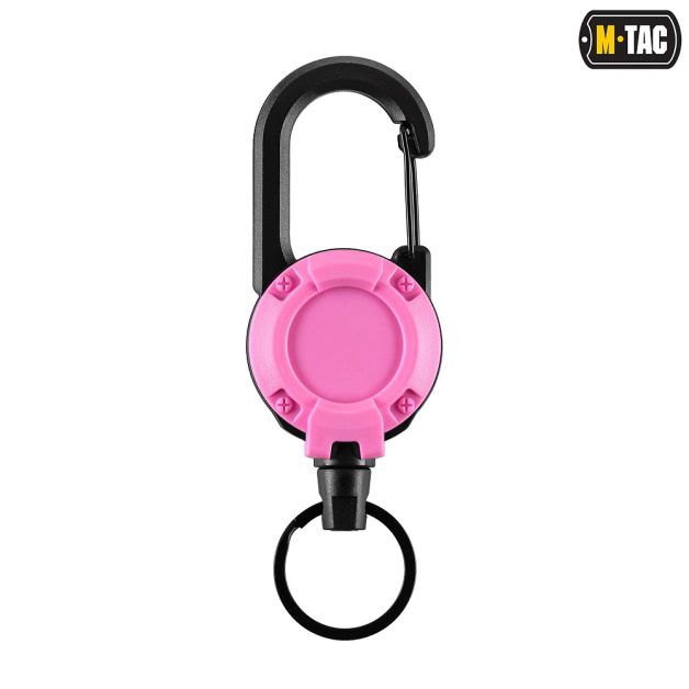 M-Tac карабин с тросиком для ключей Pink