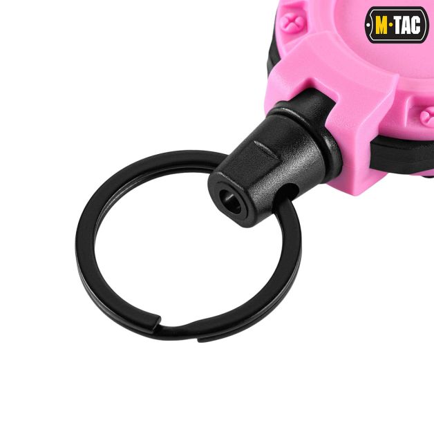 M-Tac карабин с тросиком для ключей Pink