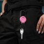 M-Tac карабин с тросиком для ключей Pink