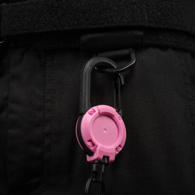 M-Tac карабин с тросиком для ключей Pink