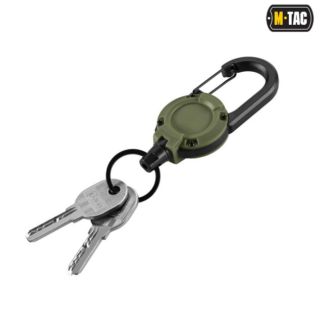 M-Tac карабин с тросиком для ключей Olive