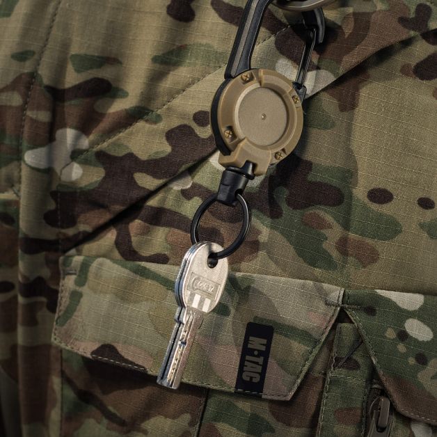 M-Tac карабін зі шнуром для ключів Coyote