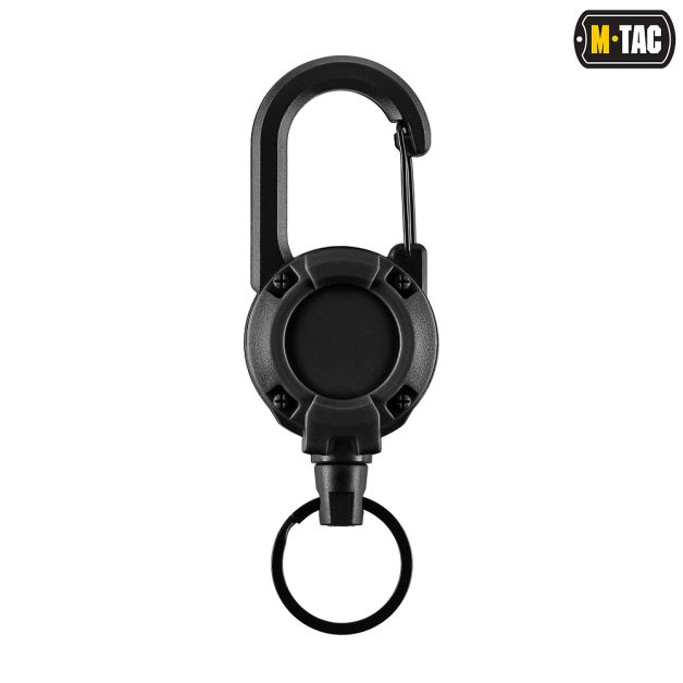 M-Tac карабін зі шнуром для ключів Black