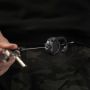 M-Tac карабін зі шнуром для ключів Black