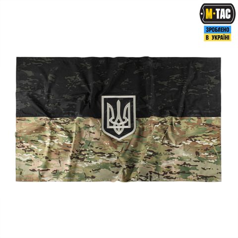 M-Tac прапор України з вишитим Гербом (у подарунковій коробці) Multicam