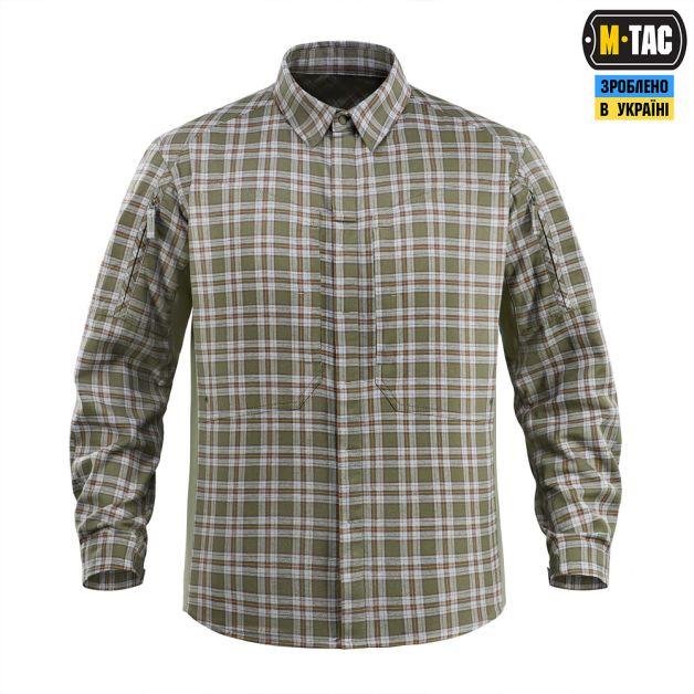 M-Tac рубашка Tactical Cotton Shirt Olive/Grey