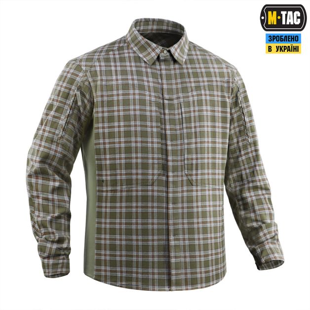 M-Tac рубашка Tactical Cotton Shirt Olive/Grey