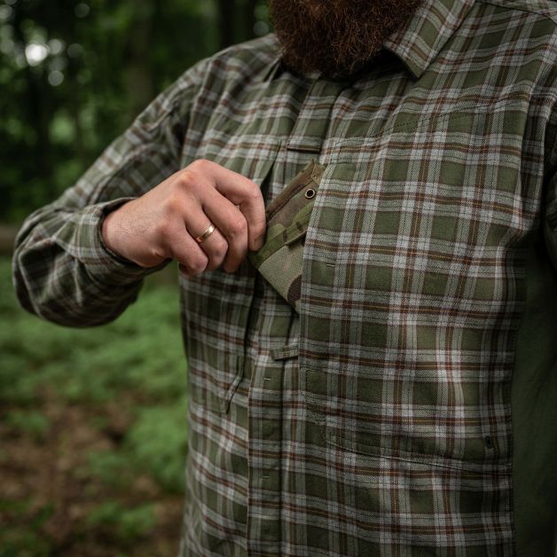 M-Tac рубашка Tactical Cotton Shirt Olive/Grey
