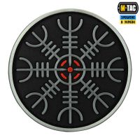 M-Tac нашивка Шлем Ужаса PVC Black/GID
