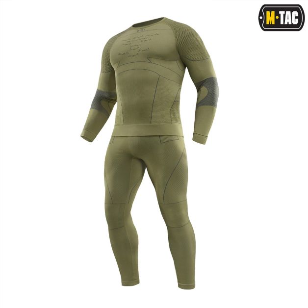 M-Tac терморубашка компрессионная Ranger Green/Dark Grey