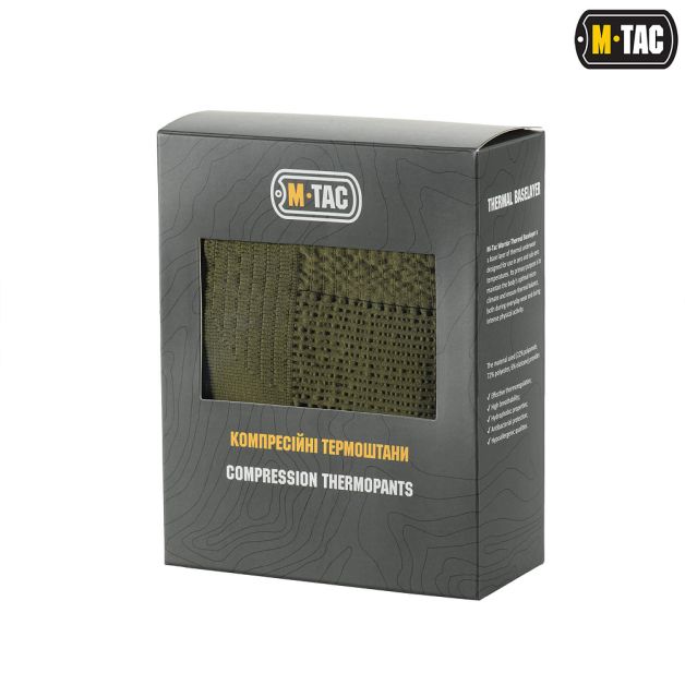 M-Tac термобрюки компрессионные Ranger Green/Dark Grey