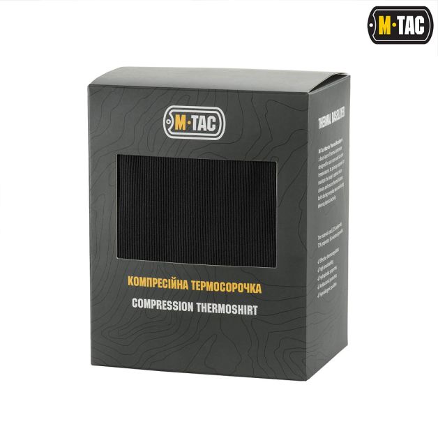 M-Tac терморубашка компрессионная Black/Dark Grey