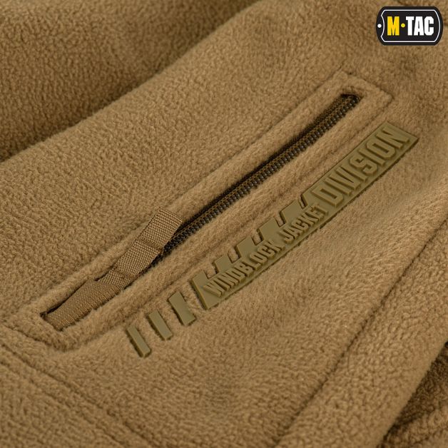 M-Tac куртка флисовая Windblock Division Gen.III Coyote Brown