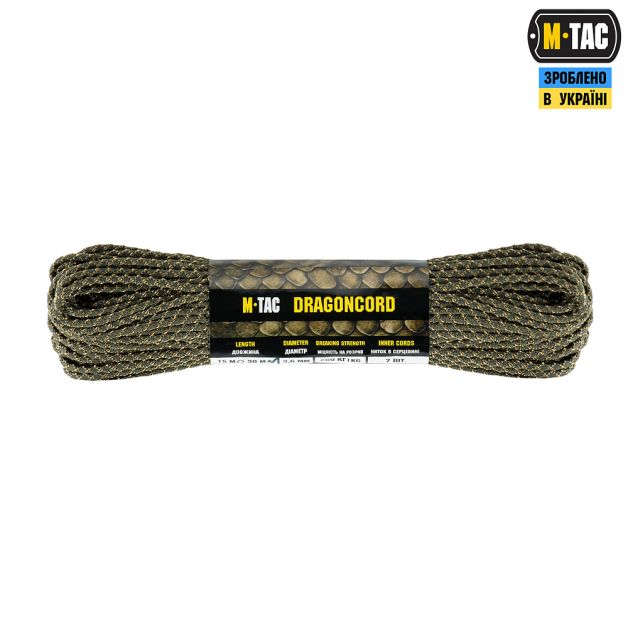 M-Tac паракорд Dragon Cord 30m Ranger Green/Coyote