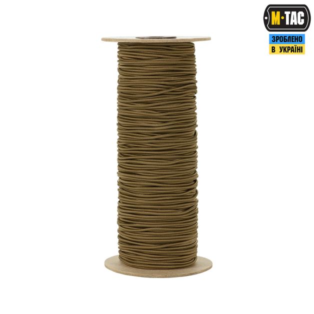 M-Tac паракорд Shock-Cord 3mm 100m Coyote