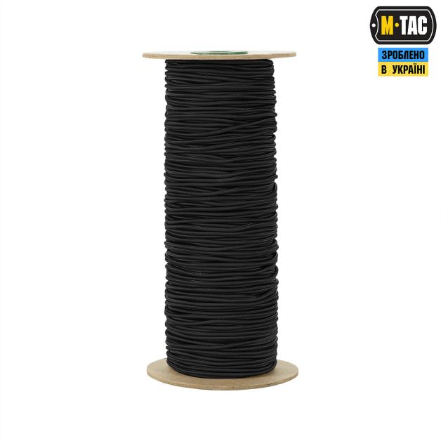 M-Tac паракорд Shock-Cord 3 mm 100m Black