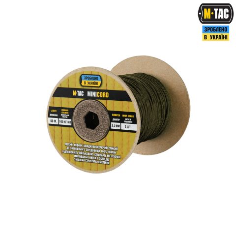 M-Tac паракорд Minicord 60m OD Green