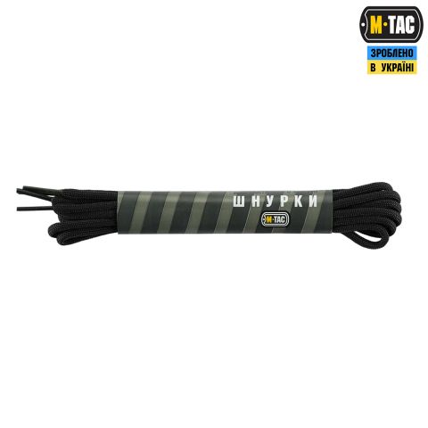 M-Tac шнурки Mil-Spec Nylon Black