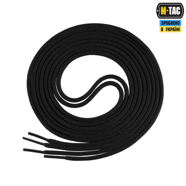 M-Tac шнурки Mil-Spec Nylon Black