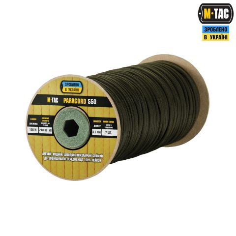 M-Tac паракорд 550 type III 100m OD Green