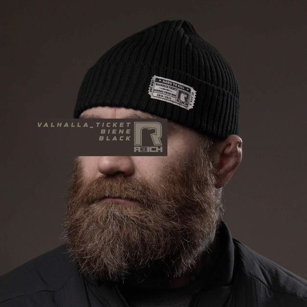 R3ICH шапка бини "Valhalla ticket" black
