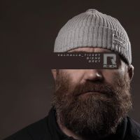 R3ICH шапка бини "Valhalla ticket" grey