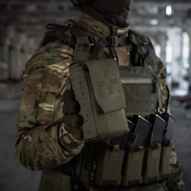 M-Tac подсумок медицинский вертикальный Small Gen.II Elite Ranger Green