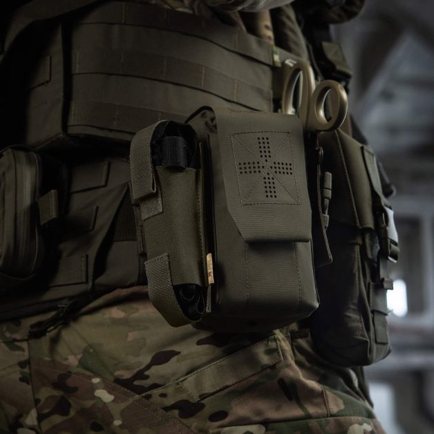 M-Tac подсумок медицинский вертикальный Small Gen.II Elite Ranger Green