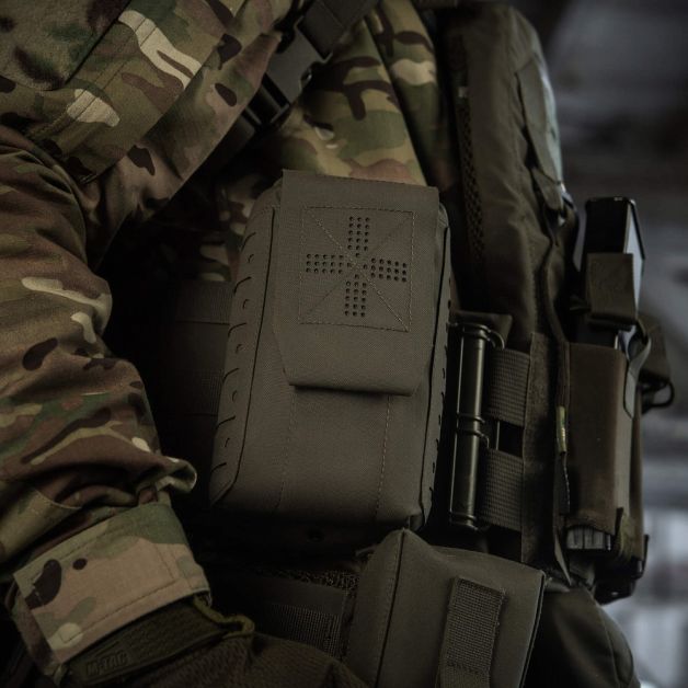 M-Tac подсумок медицинский вертикальный Small Gen.II Elite Ranger Green