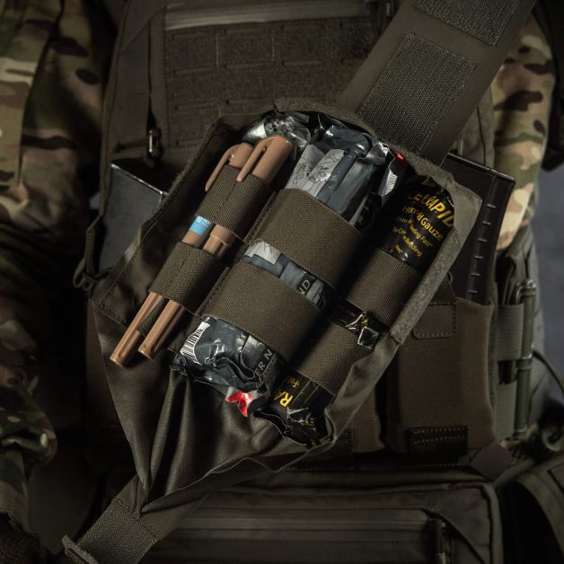 M-Tac подсумок медицинский вертикальный Small Gen.II Elite Ranger Green