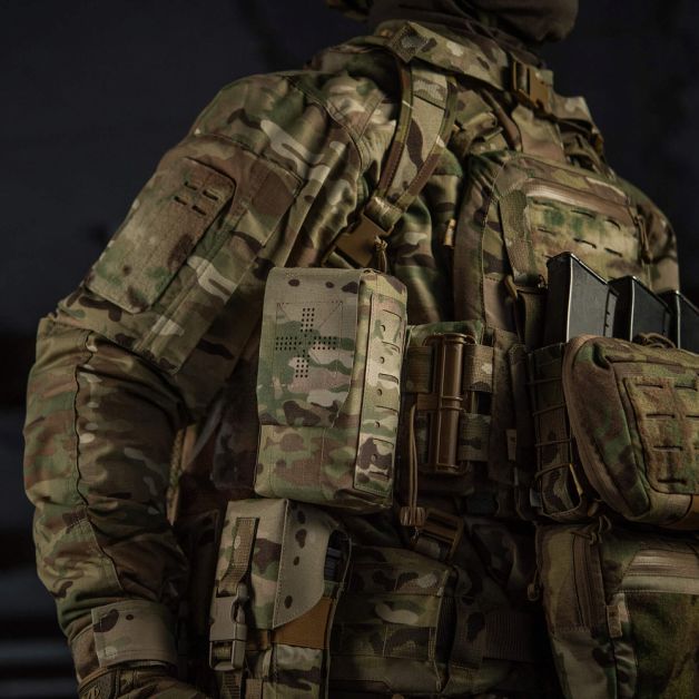M-Tac подсумок медицинский вертикальный Small Gen.II Elite Multicam
