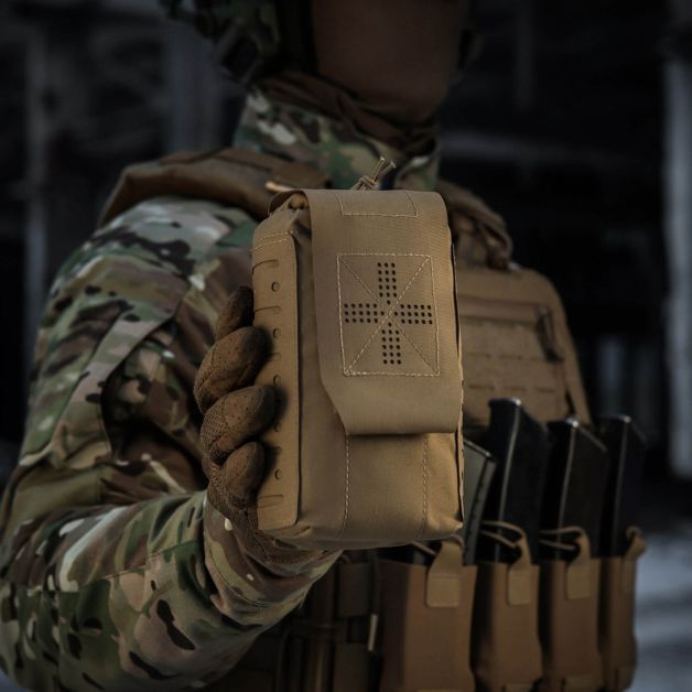M-Tac подсумок медицинский вертикальный Small Gen.II Elite Coyote