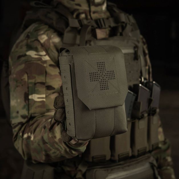 M-Tac подсумок медицинский вертикальный Large Gen.II Elite Ranger Green