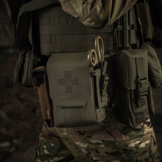 M-Tac подсумок медицинский вертикальный Large Gen.II Elite Ranger Green