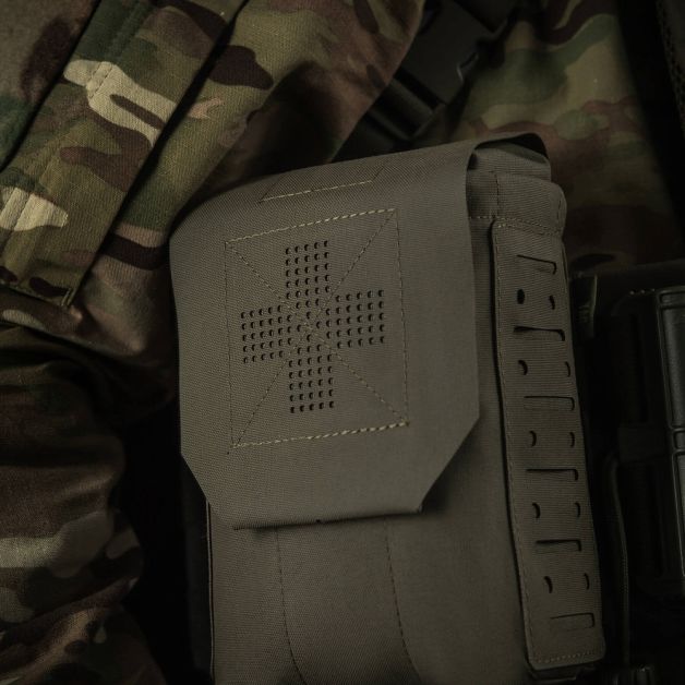 M-Tac подсумок медицинский вертикальный Large Gen.II Elite Ranger Green