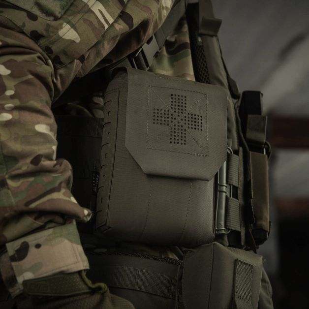 M-Tac подсумок медицинский вертикальный Large Gen.II Elite Ranger Green