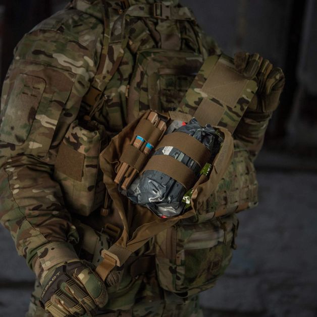 M-Tac подсумок медицинский вертикальный Large Gen.II Elite Multicam