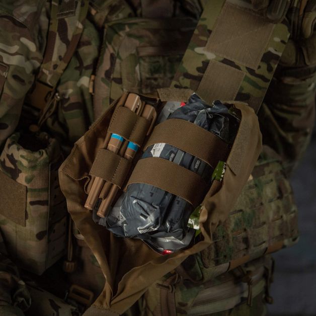 M-Tac подсумок медицинский вертикальный Large Gen.II Elite Multicam
